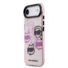 Zadný kryt Karl Lagerfeld IML Multi K&CH Heads pre iPhone Air Pink