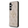 Zadný kryt Guess PU 4G Metal Logo pre Samsung Galaxy S25 FE Pink