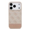 Zadný kryt Guess PU 4G Stripe pre iPhone 17 Pro Pink
