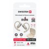 Bezdrôtové slúchadlá Swissten Bluetooth na behanie Open Ear biele