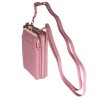 Kabelka na mobil Pletený dizajn 2, ružová