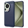 Techsuit Carbon Silicone kryt Huawei Pura 70 Ultra Blue
