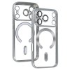 Zadný kryt Metallic MagSafe pre iPhone 17 Pro Max strieborný