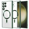 Techsuit - luxusný krištáľový MagSafe - Samsung Galaxy S23 Ultra - tmavozeleny