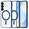 Techsuit - Luxusný krištáľový MagSafe - Samsung Galaxy S22 FE - Tmavomodrá