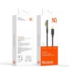 Mcdodo – dátový kábel (CA-3400) – USB-C na USB-C, 90-stupňový dizajn, 100W, transparentný dizajn, 5A, 1,2m – čierny