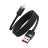 Mcdodo – dátový kábel radu Self-Winding (CA-6000) – USB-A na Lightning, 3A, 1,2m – čierny