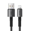 Mcdodo – dátový kábel (CA-3580) – Lightning na USB-A, 3A, 1,2m – čierny