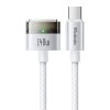 Mcdodo - magnetický kábel (CA-2071) - USB-C na MagSafe 3, 140W, LED indikátor, 2m - biely