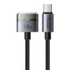 Mcdodo - magnetický kábel (CA-2070) - USB-C na MagSafe 3, 140W, LED indikátor, 2m - čierny