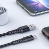 Mcdodo – dátový kábel (CA-2281) – USB na micro-USB, nylonové opletenie, hliníková zliatina, QC4.0/3.0, 1m – čierny