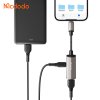 Mcdodo – OTG adaptér (CA-2690) – Lightning na USB, Lightning, hliníková zliatina, nylon, 2,4 A – tmavosivá