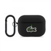 Puzdro Lacoste Petit Pique Croc Logo Patch pre AirPods Pro 3 Čierna