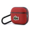 Puzdro Lacoste Petit Pique Croc Logo Patch pre AirPods Pro 3 Red