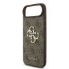 Zadný kryt Guess PU 4G Metal Logo pre iPhone Air Brown