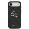 Zadný kryt Guess PU 4G Metal Logo pre iPhone Air Grey