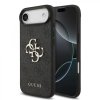 Zadný kryt Guess PU 4G Metal Logo pre iPhone Air Grey