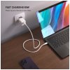 Sieťový GaN adaptér FIXED Mini s USB-C výstupom a podporou PD, 65W, biely