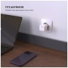 Sieťový GaN adaptér FIXED Mini s USB-C výstupom a podporou PD, 65W, biely