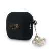 Silikónové puzdro Guess 4G Charm pre AirPods Pro 3 Black