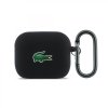 Obal Lacoste Liquid Silicone Croc Logo pre AirPods Pro 3 Black