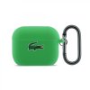 Puzdro Lacoste Liquid Silicone Croc Logo pre AirPods Pro 3 Zelené