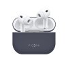 Ultratenké silikónové puzdro FIXED Silky pre Apple AirPods Pro 3, modré