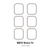 Fólia RedGlass na Motorola Moto Watch Fit 6 ks