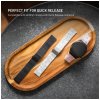 Živicový remienok FIXED Resin Strap s Quick Release 18mm pre smart hodinky, Carbon Black