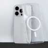 Zadný kryt transparent slim magsafe pre iPhone 16 Pro biely