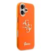 Zadný kryt Guess IML 4G Script Metal Logo pre iPhone 17 Orange