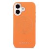 Zadný kryt Guess PU Perforated 4G pre iPhone 17 orange