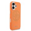 Zadný kryt Guess PU Perforated 4G pre iPhone 17 orange