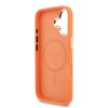 Zadný kryt Guess PU Perforated 4G pre iPhone 17 orange