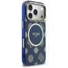 Guess - IML Peony Dot MagSafe (GUHMP17X5HPOEDB) - iPhone 17 Pro Max - modrá