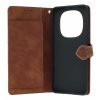 Puzdro na Xiaomi Redmi Note 15 Pro 5G so zipsom hnedé