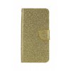 Flipové puzdro na Huawei P20 Lite glitter zlaté