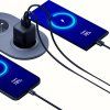 3mk - nástenná nabíjačka Hyper - USB-A, USB-C, technológia GaN, QC4 + PD, 20W - čierna
