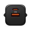 Spigen – nástenná nabíjačka Essential (EE352EU) – USB, Type-C, rýchle nabíjanie, Quantum Boost, 35W – čierna