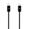 Kábel OBAL:ME super rýchly USB-C/USB-C opletený 60W 1m čierny