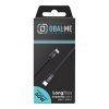 Kábel OBAL:ME LongRun USB-C/USB-C 60W 1m čierny