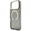 Kryt Guess - IML Glitter Script Strap MagSafe (GUHMP17X5HTGSMSK) - iPhone 17 Pro Max čierny