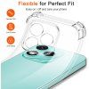 Puzdro Techsuit Shockproof Clear Silicone pre Honor 600 Lite priehľadné
