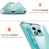 Puzdro Techsuit Shockproof Clear Silicone pre Honor 600 Lite priehľadné