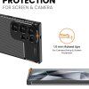 Techsuit CarbonFiber pre Samsung Galaxy S25 Ultra čierna