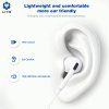 Lito LF03 drôtové slúchadlá jack 3.5mm type-C biele 1.2m