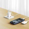 Adaptér Swissten Edge Gan 1x USB-C PD 25W + 1x USB-A 18W QC biely