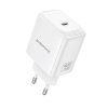 Adaptér Borofone BN33 Fuente GaN typ C QC 3.0 PD 40W biely