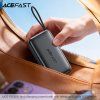 Powerbanka Acefast M32 35W 10000mAh kovovo sivá