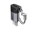 Adaptér Acefast J19 z Lightning na USB-C sivý